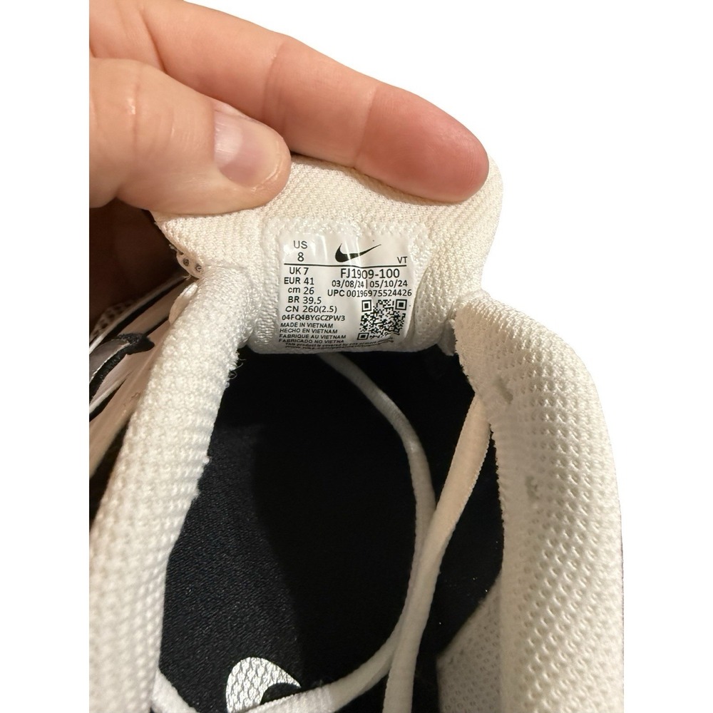 Nike Air Pegasus 2K5 White/Metallic/Silver/Black (FJ9109 100) - Mens Sz. 8 - New - Picture 11 of 11